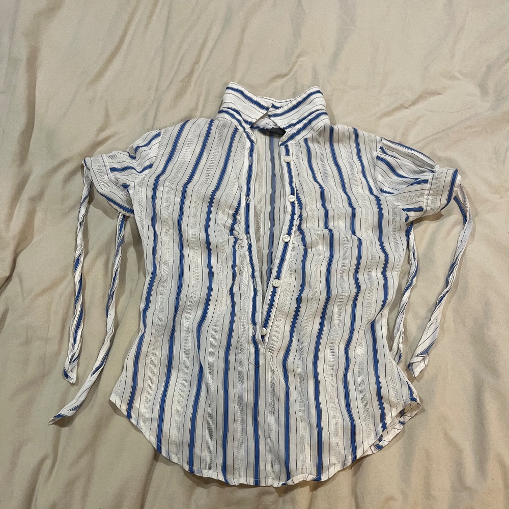 Striped Button Down Shirt